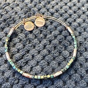 Alex and Ani Rose Gold and  Beaded Bracelet
